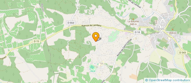 localisation de l'entreprise QUENJO CONSEILS  ROGNES