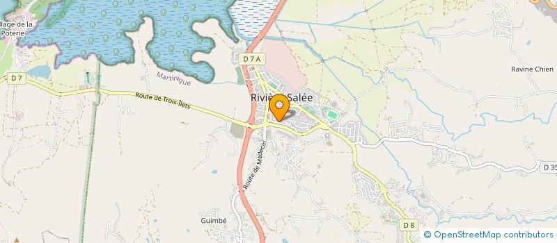 localisation de l'entreprise QUENJUSERVICES à RIVIERE SALEE