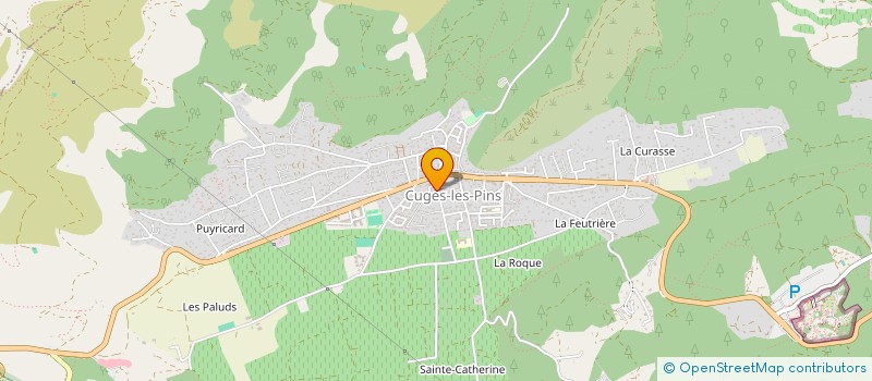 localisation de l'entreprise QUENKAAX  CUGES-LES-PINS