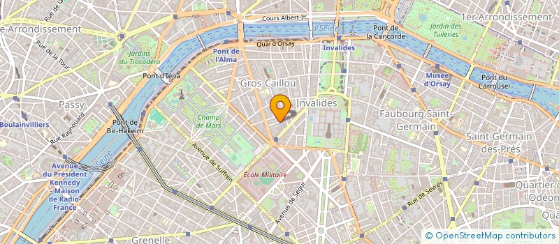 localisation de l'entreprise QUENNEJEAN FRERES SARL  PARIS