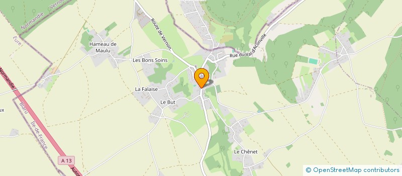 localisation de l'entreprise QUENNESSON  BLARU