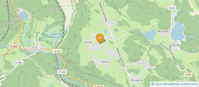 localisation de l'entreprise QUENROBYANN  CUZIEU