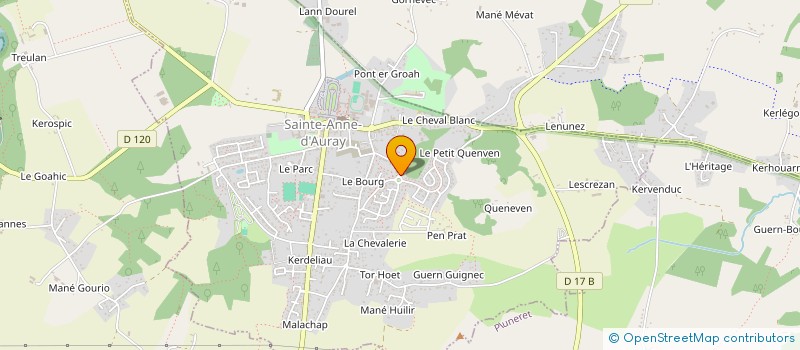 localisation de l'entreprise QUENT ET MOI à SAINTE-ANNE-D'AURAY