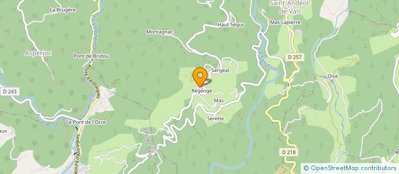 localisation de l'entreprise QUENTAL à VALLEES-D'ANTRAIGUES-ASPERJOC