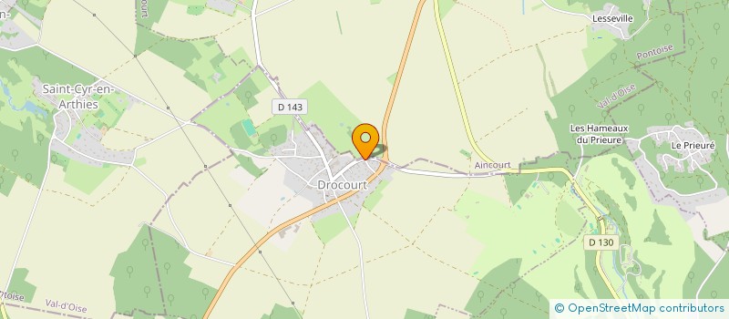 localisation de l'entreprise QUENTALEX  DROCOURT