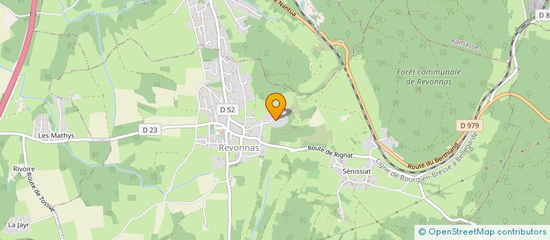 localisation de l'entreprise QUENTALICIA  REVONNAS