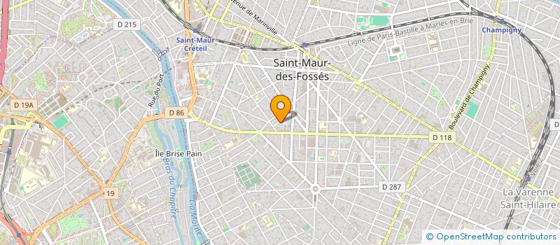 localisation de l'entreprise QUENTALIX à SAINT-MAUR-DES-FOSSES