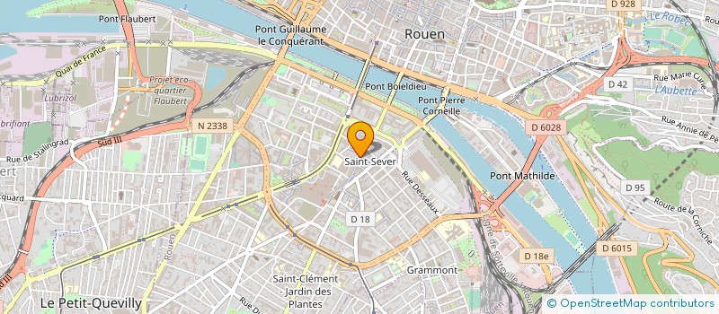 localisation de l'entreprise QUENTAMILLE à ROUEN