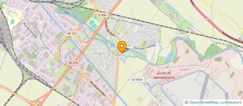 localisation de l'entreprise QUENTARTH  LONGVIC