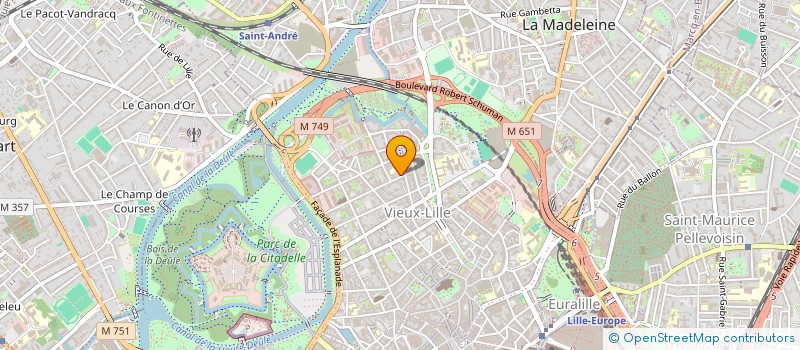 localisation de l'entreprise QUENTECH à LILLE