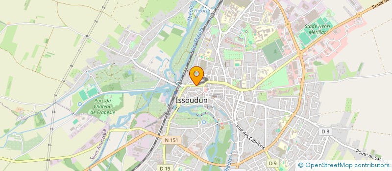 localisation de l'entreprise QUENTHALLYDE à ISSOUDUN