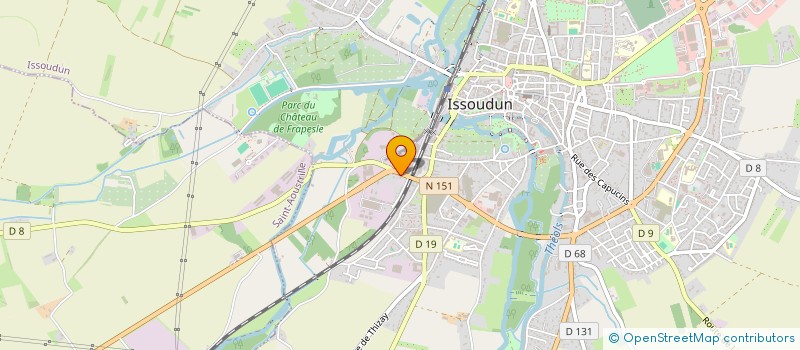 localisation de l'entreprise QUENTHEMA à ISSOUDUN