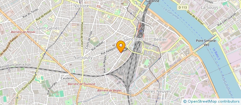 localisation de l'entreprise QUENTHIF  BORDEAUX