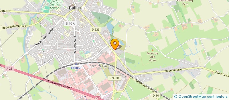 localisation de l'entreprise QUENTHILDE à BAILLEUL