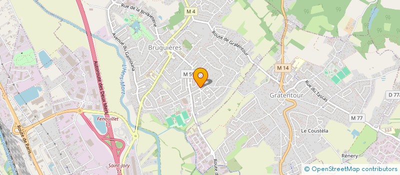 localisation de l'entreprise QUENTHIS à BRUGUIERES