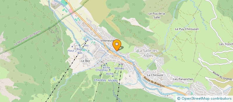 localisation de l'entreprise QUENTHIS  LA SALLE-LES-ALPES