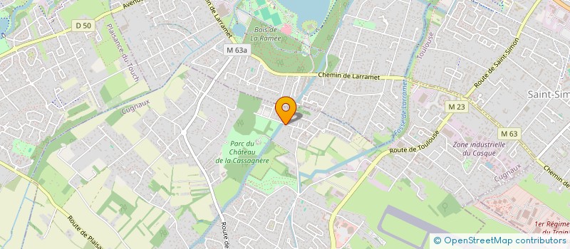 localisation de l'entreprise QUENTHO  CUGNAUX