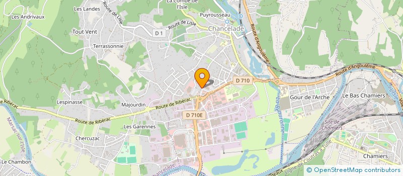 localisation de l'entreprise QUENTIB  CHANCELADE