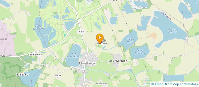 localisation de l'entreprise QUENTICA IMMOBILIER  SAINT-MARCEL-EN-DOMBES