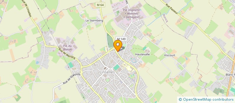 localisation de l'entreprise QUENTIMAX  LINSELLES