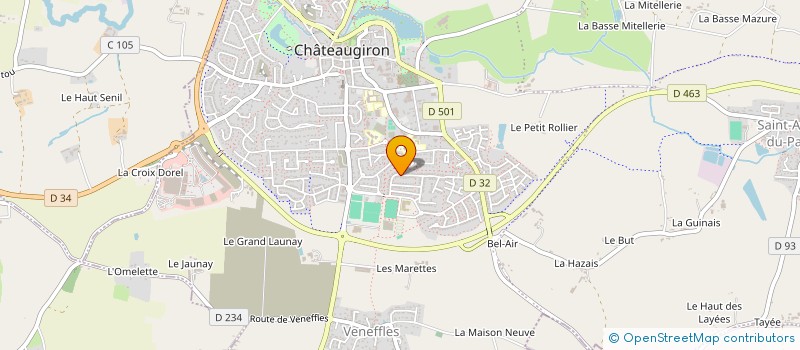 localisation de l'entreprise QUENTIMMO  CHATEAUGIRON