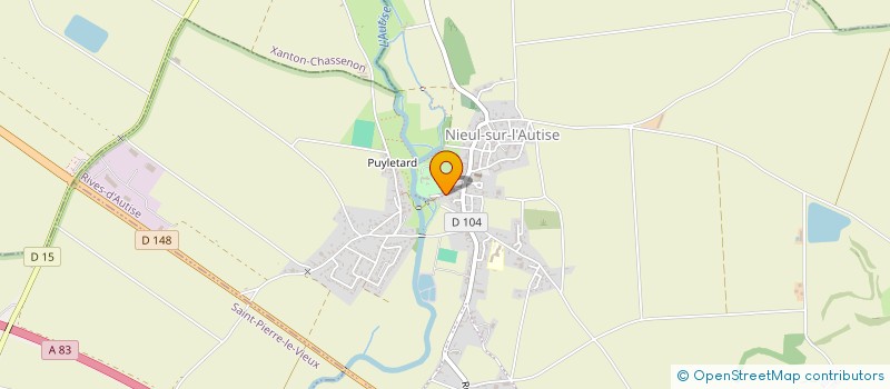 localisation de l'entreprise QUENTIN  RIVES-D'AUTISE