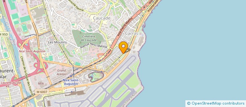 localisation de l'entreprise QUENTIN à NICE