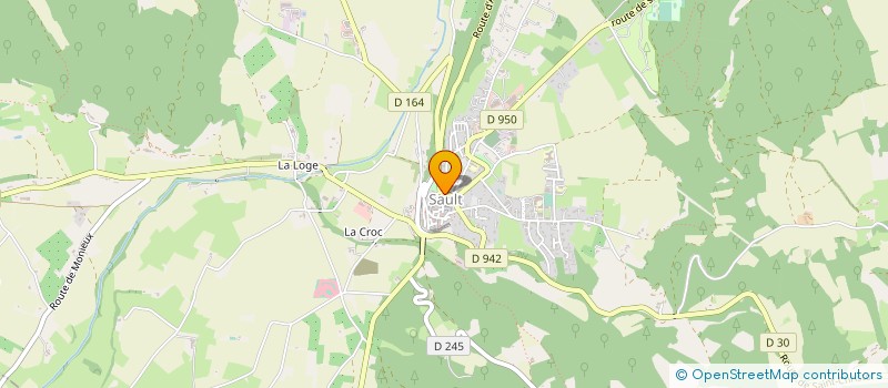 localisation de l'entreprise QUENTIN à SAULT