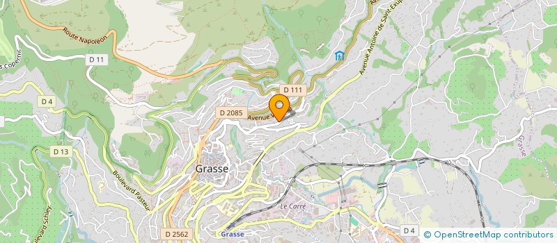 localisation de l'entreprise QUENTIN à GRASSE