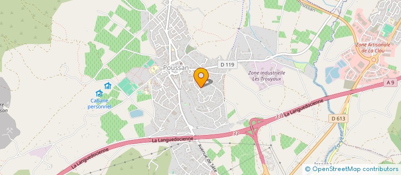 localisation de l'entreprise QUENTIN  POUSSAN