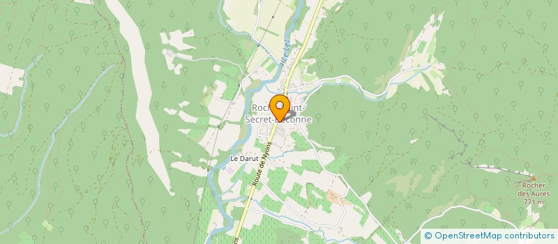 localisation de l'entreprise QUENTIN  ROUSSET-LES-VIGNES