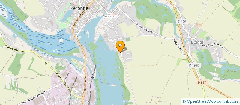 localisation de l'entreprise QUENTIN  DOINGT