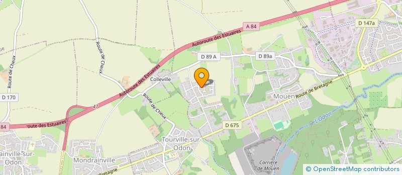 localisation de l'entreprise QUENTIN  MOUEN