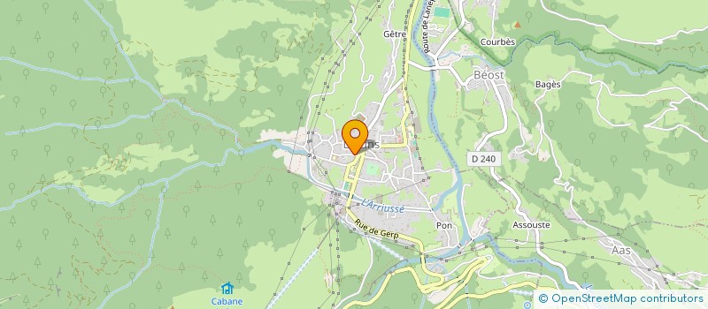 localisation de l'entreprise QUENTIN à LARUNS