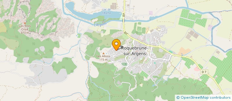 localisation de l'entreprise QUENTIN BONFILS à ROQUEBRUNE-SUR-ARGENS