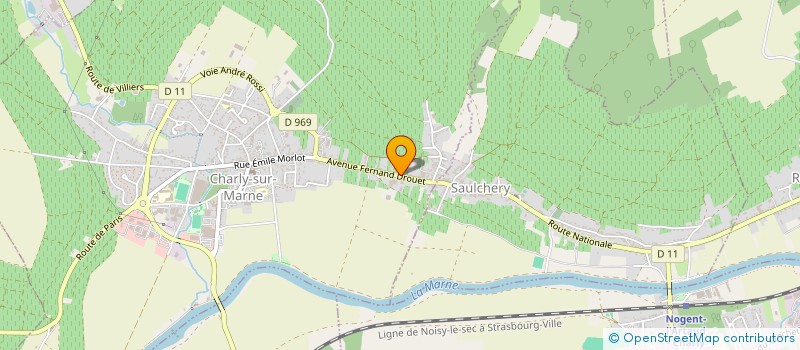 localisation de l'entreprise QUENTIN BOURGEOIS  CHARLY-SUR-MARNE