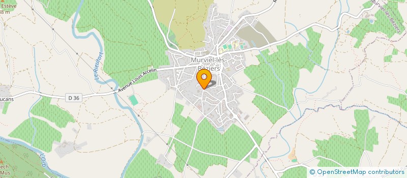 localisation de l'entreprise QUENTIN CONSTRUCTION  MURVIEL-LES-BEZIERS