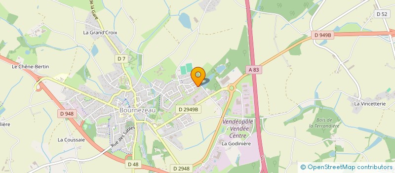 localisation de l'entreprise QUENTIN COTTREAU CONSEIL  BOURNEZEAU