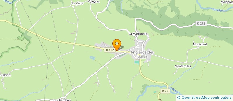 localisation de l'entreprise QUENTIN DUCLEUX à ANGLARDS-DE-SALERS
