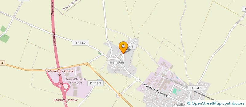 localisation de l'entreprise QUENTIN DVT à JANVILLE-EN-BEAUCE