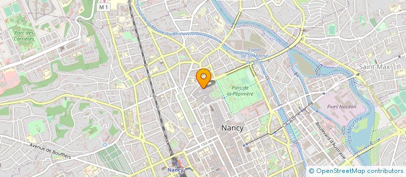 localisation de l'entreprise QUENTIN ET ARTHUR  NANCY