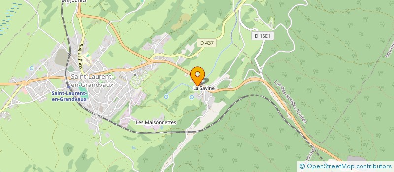 localisation de l'entreprise QUENTIN FILLON-MAILLET à SAINT-LAURENT-EN-GRANDVAUX