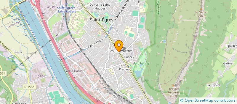 localisation de l'entreprise QUENTIN HOLDING  SAINT-EGREVE