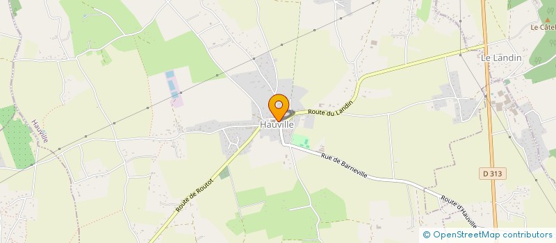 localisation de l'entreprise QUENTIN LEMETAYER TRANSPORT  HAUVILLE