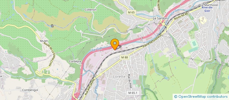localisation de l'entreprise QUENTIN LEVAGE à LORETTE