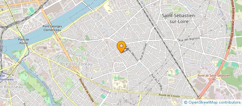 localisation de l'entreprise QUENTIN MICHAUX, SOCIETE DE PARTICIPATIONS FINANCIERES DE PROFESSION LIBERALE DE MEDECINS  SAINT-SEBASTIEN-SUR-LOIRE