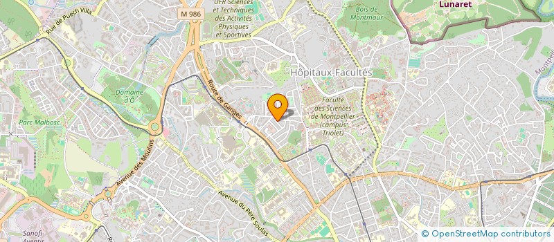 localisation de l'entreprise QUENTIN MULTISERVICES à MONTPELLIER