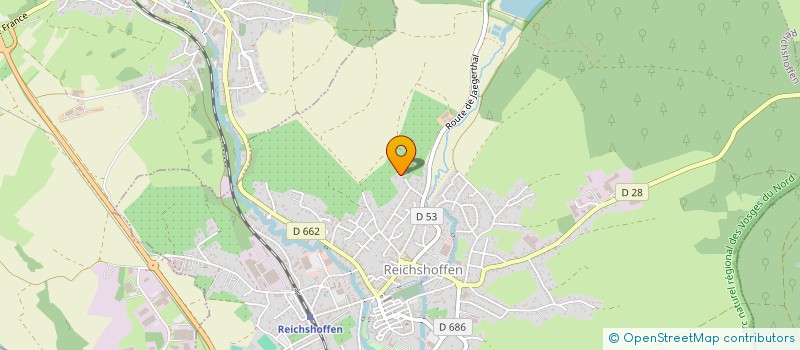 localisation de l'entreprise QUENTIN NIPPERT  REICHSHOFFEN