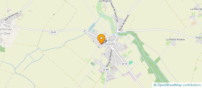 localisation de l'entreprise QUENTIN PAITREAULT  SAINT-JEAN-DE-SAUVES