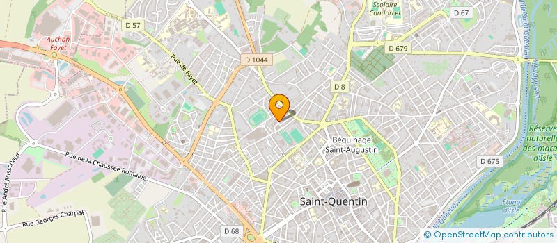 localisation de l'entreprise QUENTIN PATCH M ETAIT CONTE à SAINT-QUENTIN